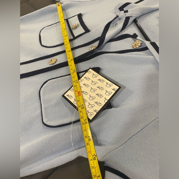 Preppy ⛵️ Viscose. NWT. Nautical button down top size M - Picture 13 of 14